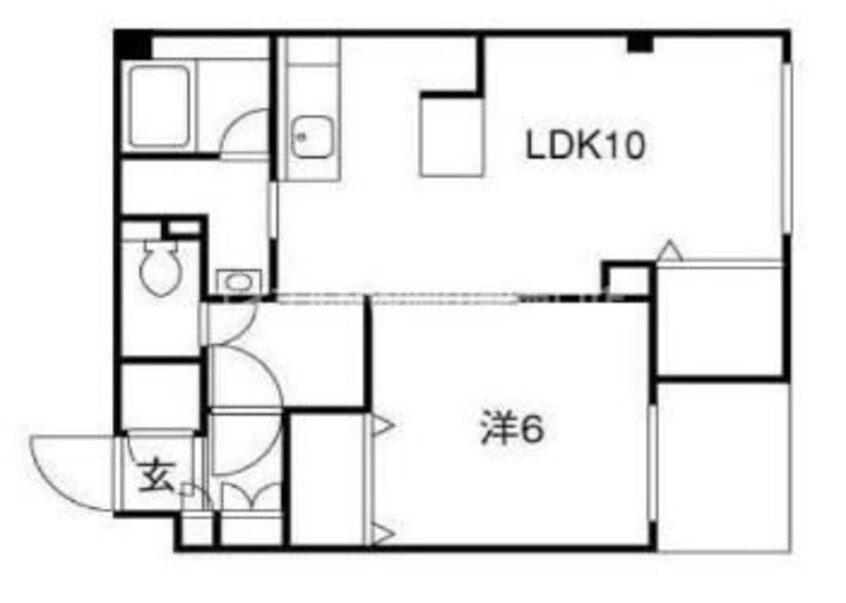 間取図 ジェムシティ表町ビル