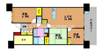 間取図 アウルステージ伊島北町