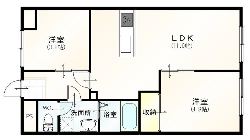 間取り図 栄光ビル