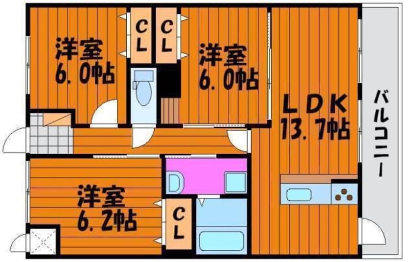 間取図 フォブールＳＡＩ