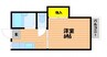 コーポ大野辻 1Kの間取り