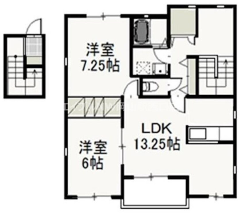 間取図 ヴィラ・ド・フルール　B