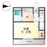 メゾンあさひ 1Kの間取り