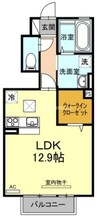 エパル三門 1Rの間取り