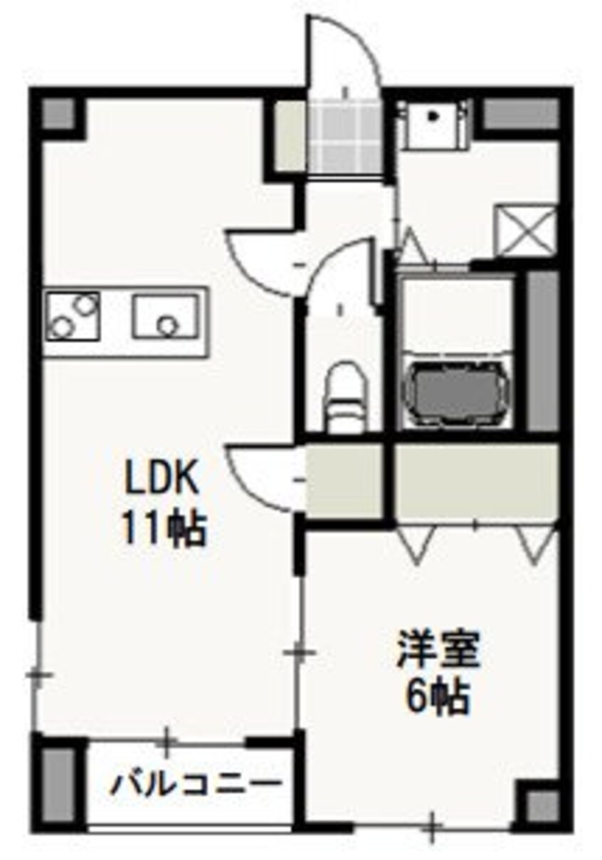 間取図 フラットＴ＆Ｔ