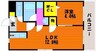 N・O青江 1LDKの間取り