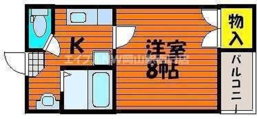 間取図 ハイエスト田町