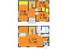 万成西町戸建 3LDKの間取り