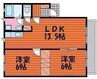 ボミュールメゾン 2LDKの間取り