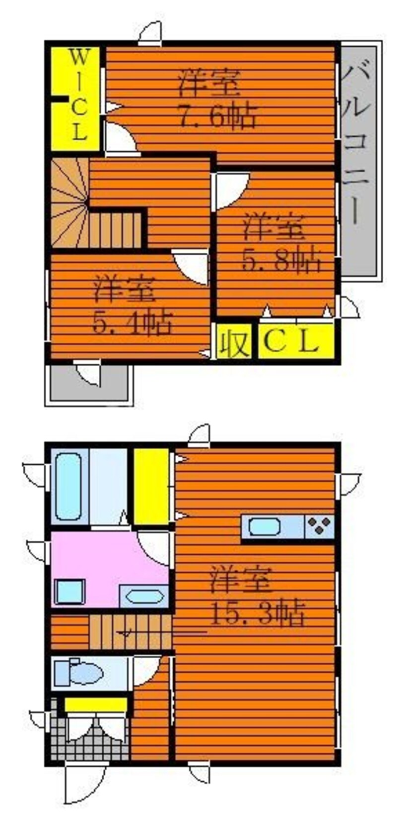 間取図 津島南戸建