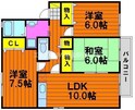 ルピナス21の間取図