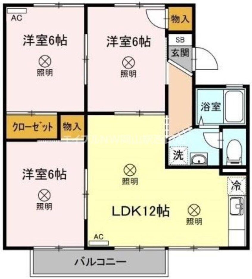 間取図 エトワール津島　Ａ棟