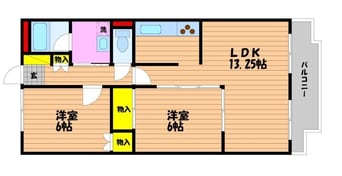間取図 アヴェニューＫ＆Ｋ
