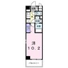 シティー柳町 1Kの間取り