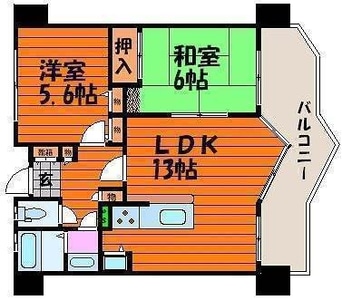 間取図 ふぁみーゆ中島田