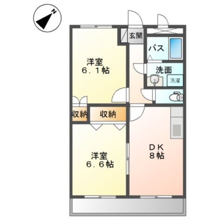 間取図 プロニティ　マイス