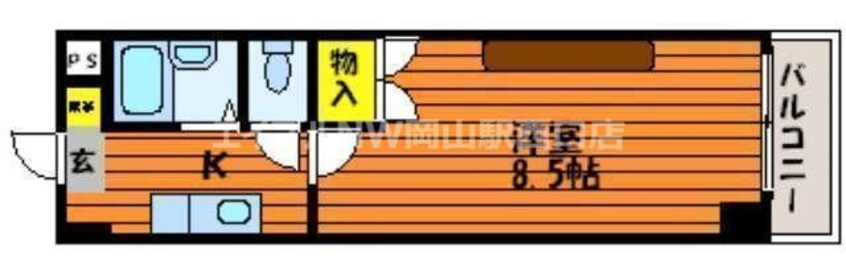 間取図 ダイニチ駅前ビル