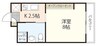 リベラル三野 1Rの間取り