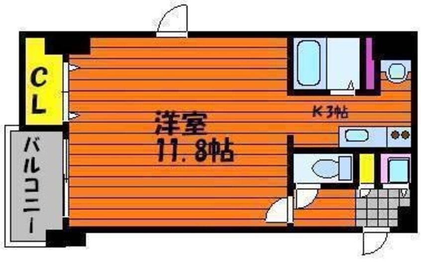 間取図 カーサ・フィオーレ表町