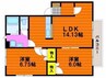 ベリーオーライＢ 2LDKの間取り
