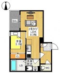 REGALEST 西崎Ⅲの間取図