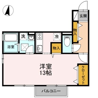 間取図 アルファーム　C棟
