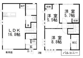 間取図 メゾン番町Ⅱ