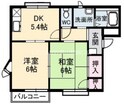 中井町フレグランスⅡ棟の間取図