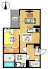 Grandtic Atomu 1LDKの間取り
