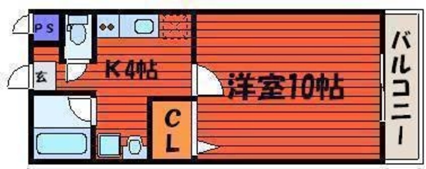 間取図 サニーコスモⅡ