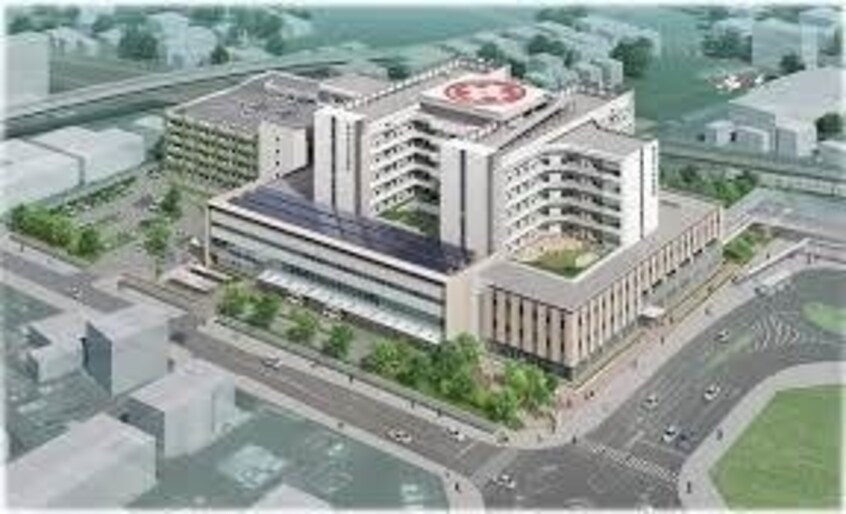 岡山市立市民病院(病院)まで1173m サニーコスモⅡ