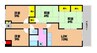 21ハイツ辰巳 4LDKの間取り
