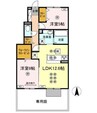 ステラ 2LDKの間取り
