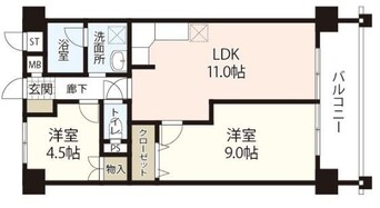 間取図 厚生町クラウンズマンション