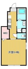 仮）田益AP3 1Kの間取り
