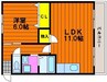 アベニューもも 1LDKの間取り
