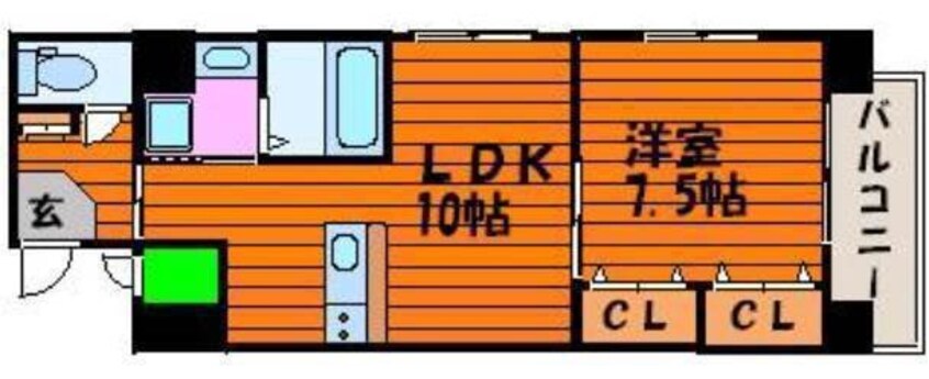 間取図 アトーレ野田