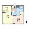 シャーメゾン　ノーススクエア 1LDKの間取り