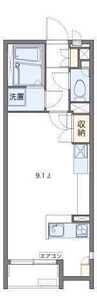 レオネクストメニーウェル岡南 1Rの間取り