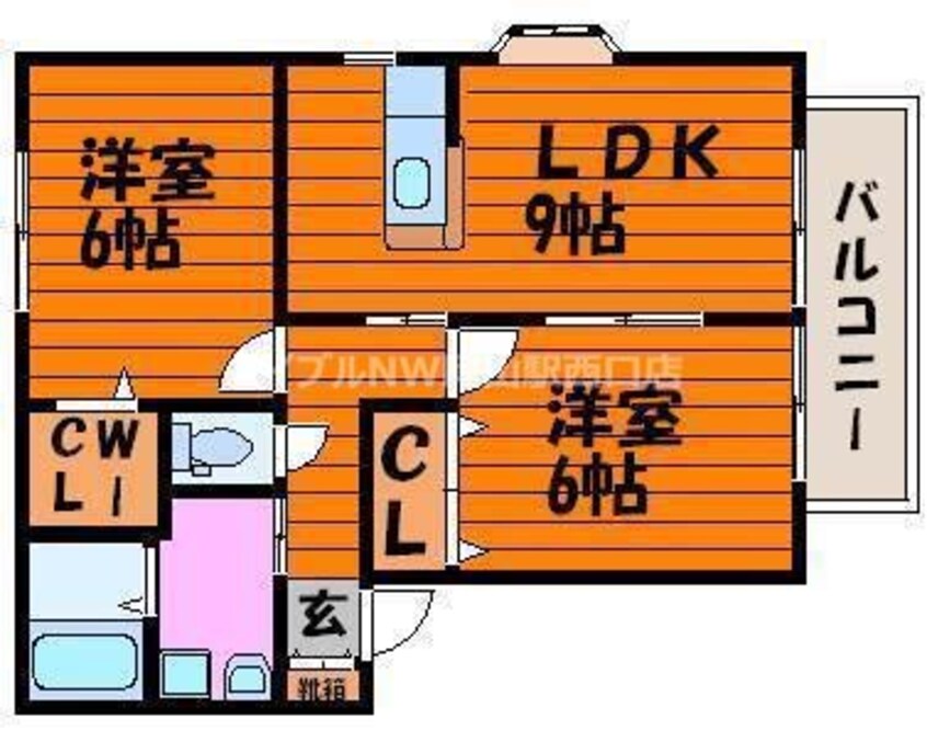 間取図 クスの木　Ｃ棟