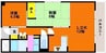 デューク兵団 2LDKの間取り
