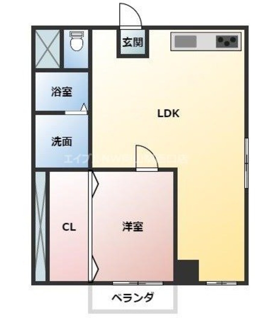 間取図 アーバンテラス北方