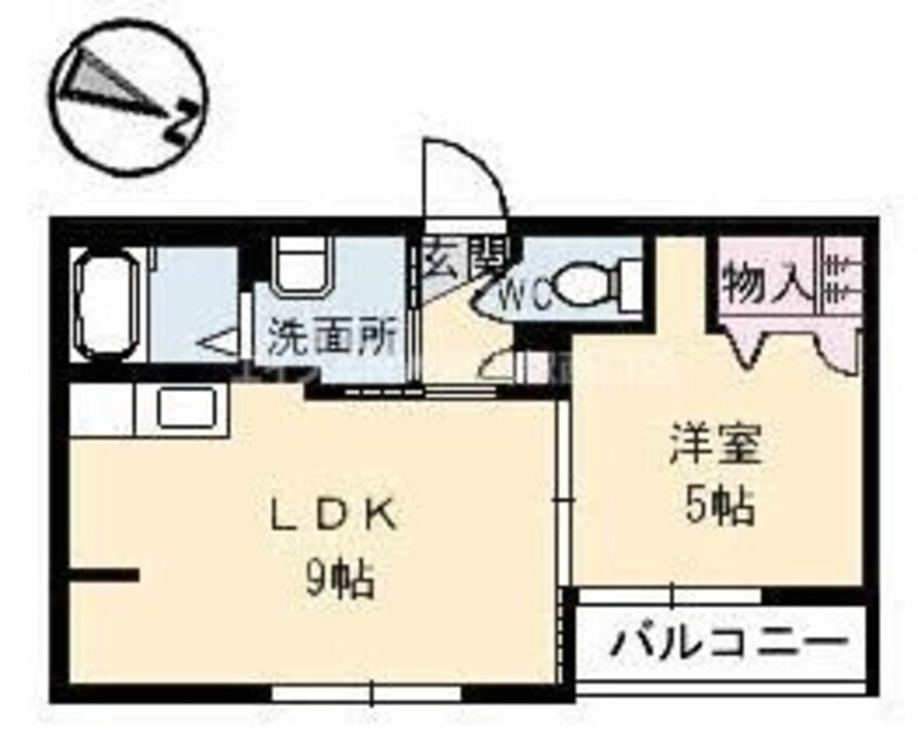 間取図 ラ・パルテール津高Ⅱ