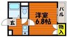 後楽苑マンション 1Kの間取り