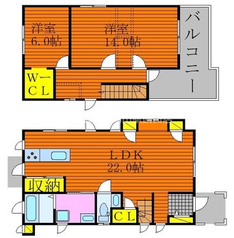 間取図 サンノゼの丘　ハナミズキ