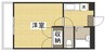 パレス昭和　B棟 1Kの間取り