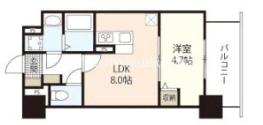 間取図 Mayfair田町Premium