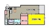 ジェムシティ表町ビル 1LDKの間取り