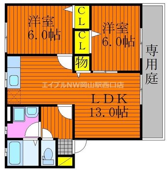 間取図 ベリー・オーライＣ