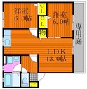 ベリー・オーライCの間取図